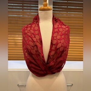 COACH Dark red scarf 🧣